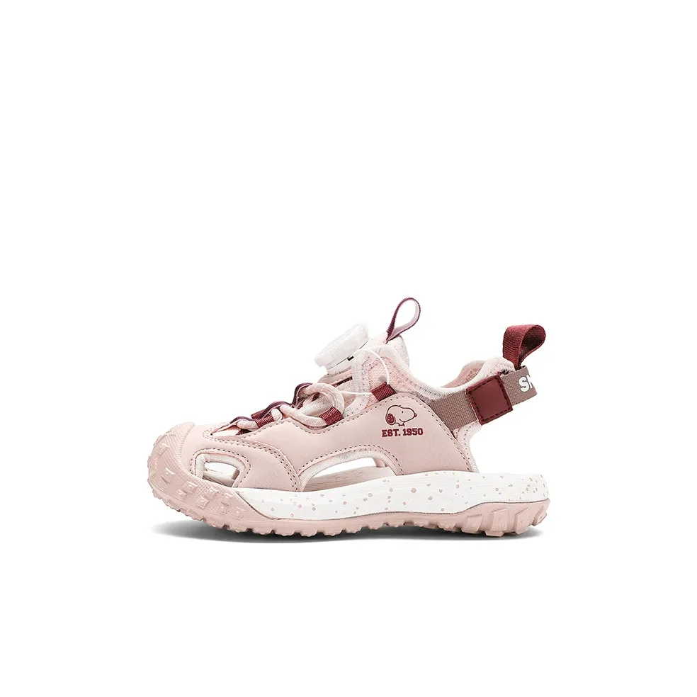 SNOOPY Explorer Детские сандалии Low Top Розовый цвет пены Kids