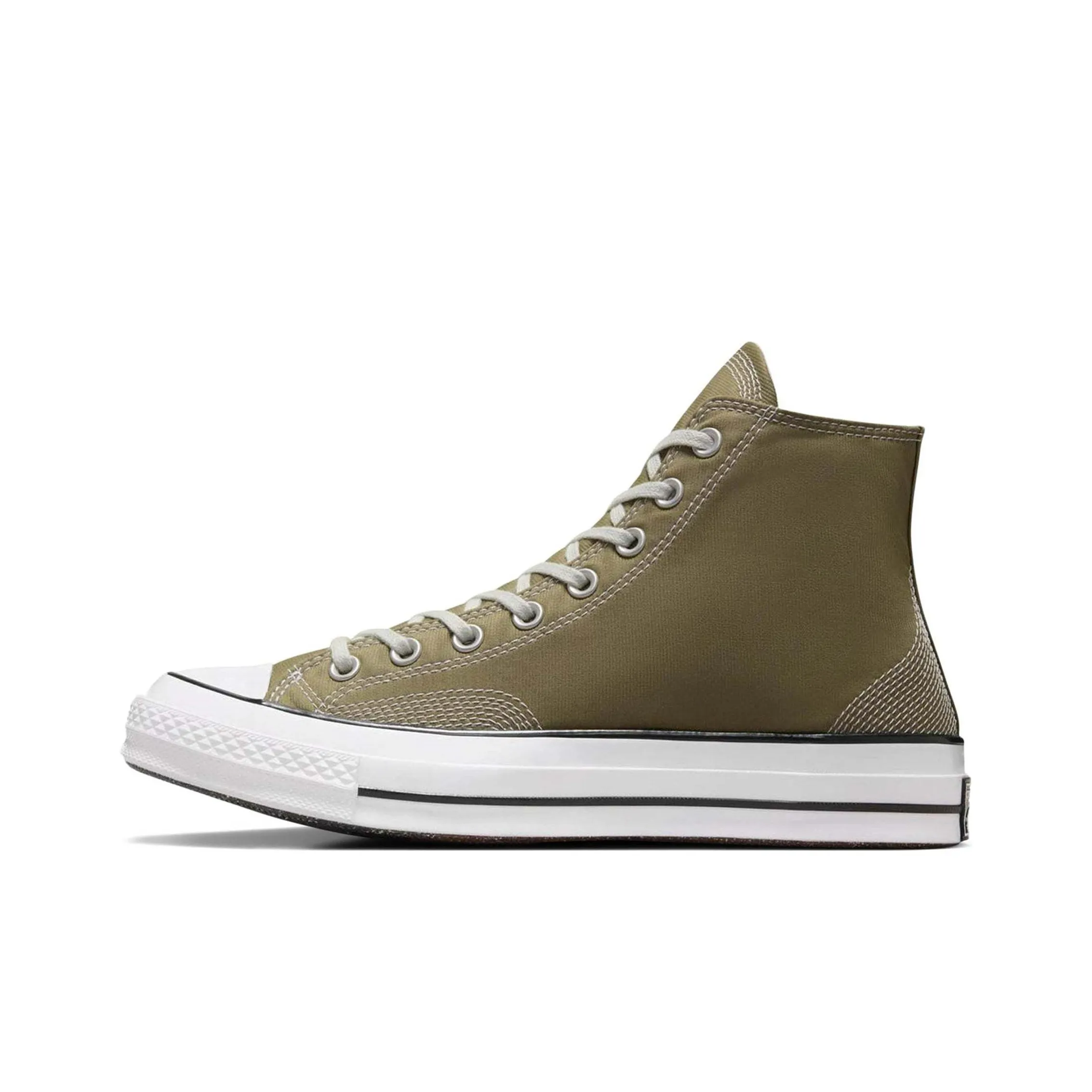 Converse Chuck 70 MULTI Стич Хлопок Устойчивый к истиранию Дышащие Высокие Кеды Унисекс Зеленый Белый