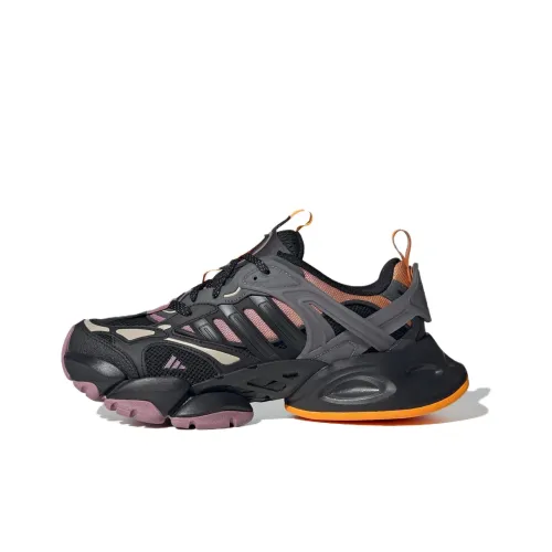 Adidas XLG RUNNER DELUXE Беговые кроссовки Низкие Черный/Темно-оранжевый Желтый Унисекс