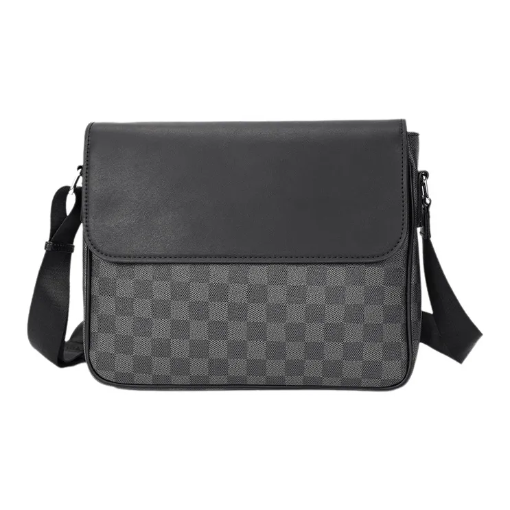 ALNI BITTON ПУ (полиуретан) Сумка через плечо Стандартная Мужская Черная