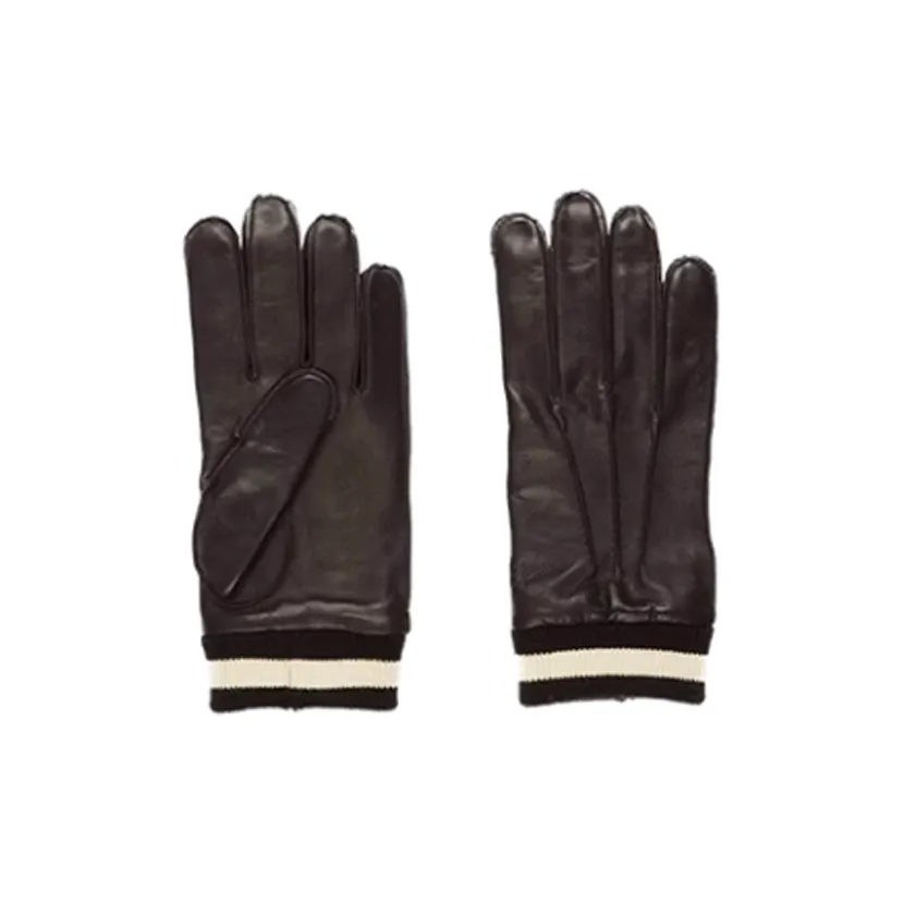 BALLY Овчина Перчатки Мужские Черные