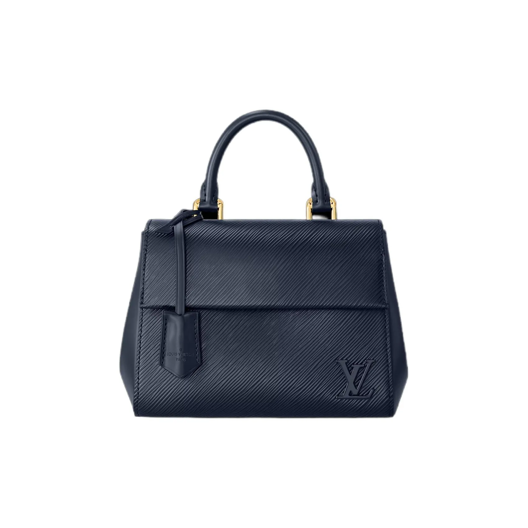LOUIS VUITTON Cluny Epi Grain Leather Shoulder Bag, Crossbody Bag, Handbag Mini Women's Marine Blue