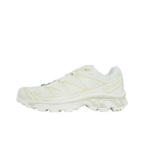 SALOMON XT 6 Уличная обувь Низкий Топ Ванильный/Серо-бежевый Унисекс