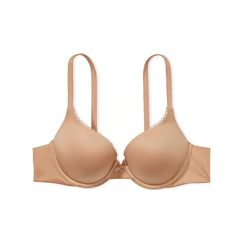 Victoria's Secret BODY By VICTORIA 7449 Comfort Fit Perfect Shape Push Up Smooth Bra Women's Light Khaki
