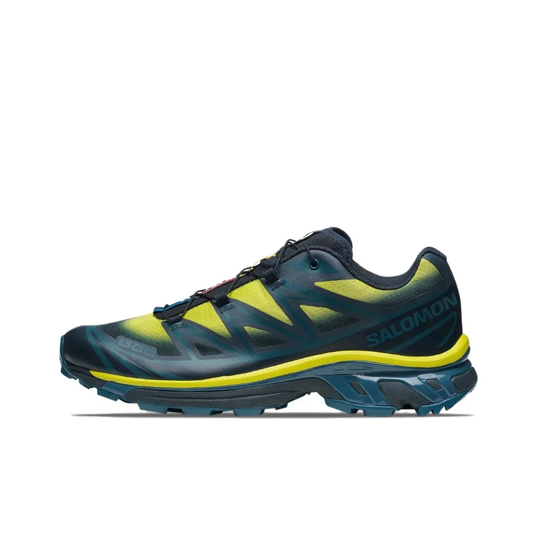 SALOMON XT 6 Low Топ Повседневные Беговые Кроссовки Унисекс Синий Желтый