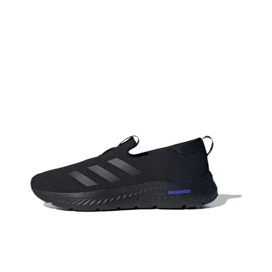 Adidas Cloudfoam Slip Resistant Coverage Low Top Casual Shoes Men's Black