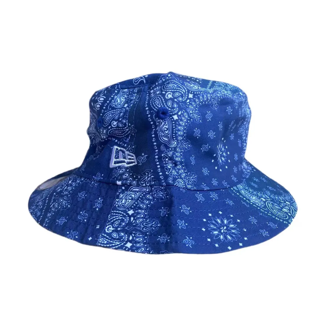 New Era Polyester, Cotton Bucket Hats Unisex Blue
