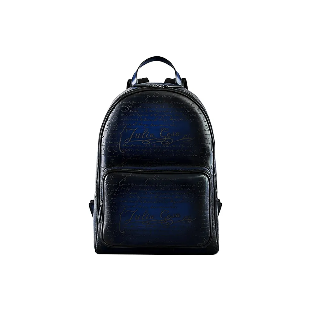 MR'GUFA Imported Calf Leather Travel Bag Backpack Advanced Sensory Backpack Men's Black