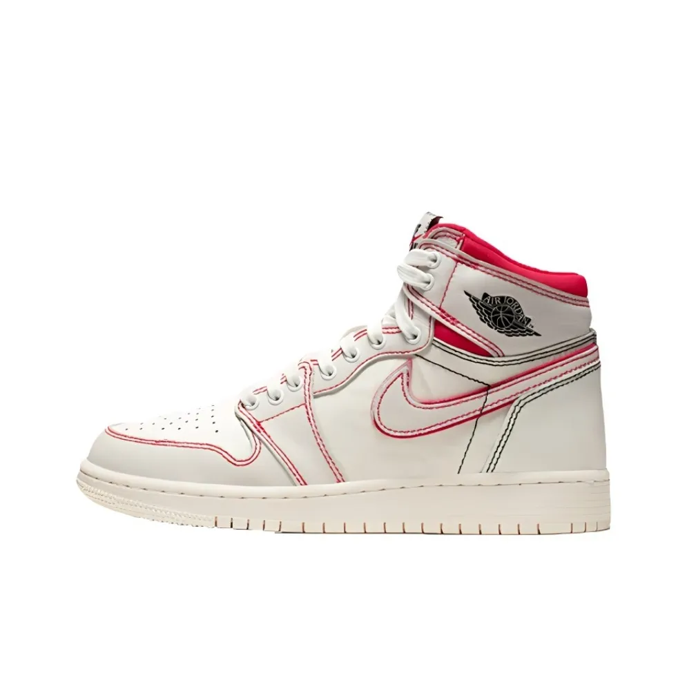 Jordan Air Jordan 1 Устойчивые к истиранию высокие детские баскетбольные кроссовки