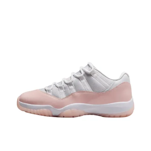 Jordan Air Jordan 11 Винтажные баскетбольные кроссовки Low Топ Розовые Женские