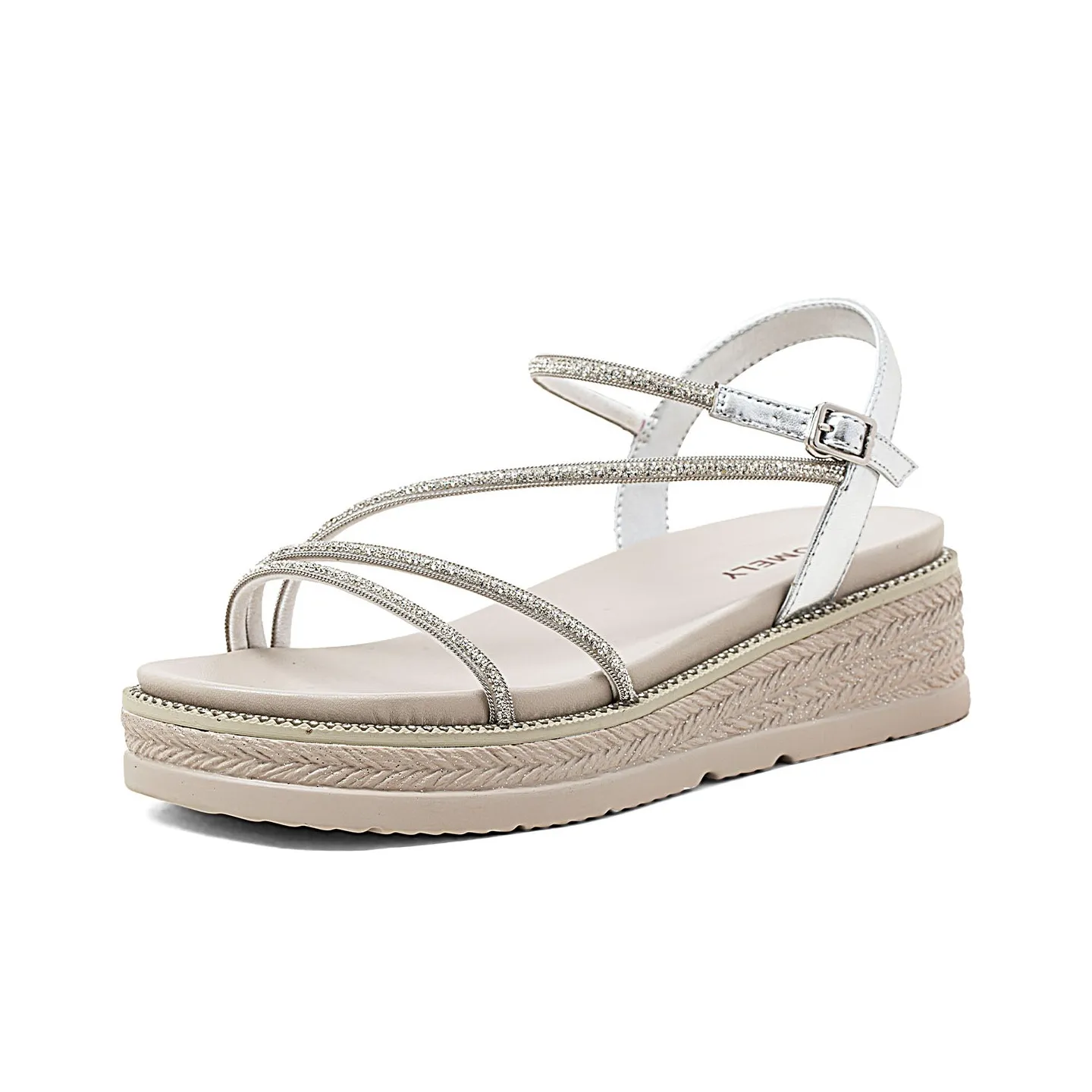 COMELY Пляжные сандалии Серебряные Женские
