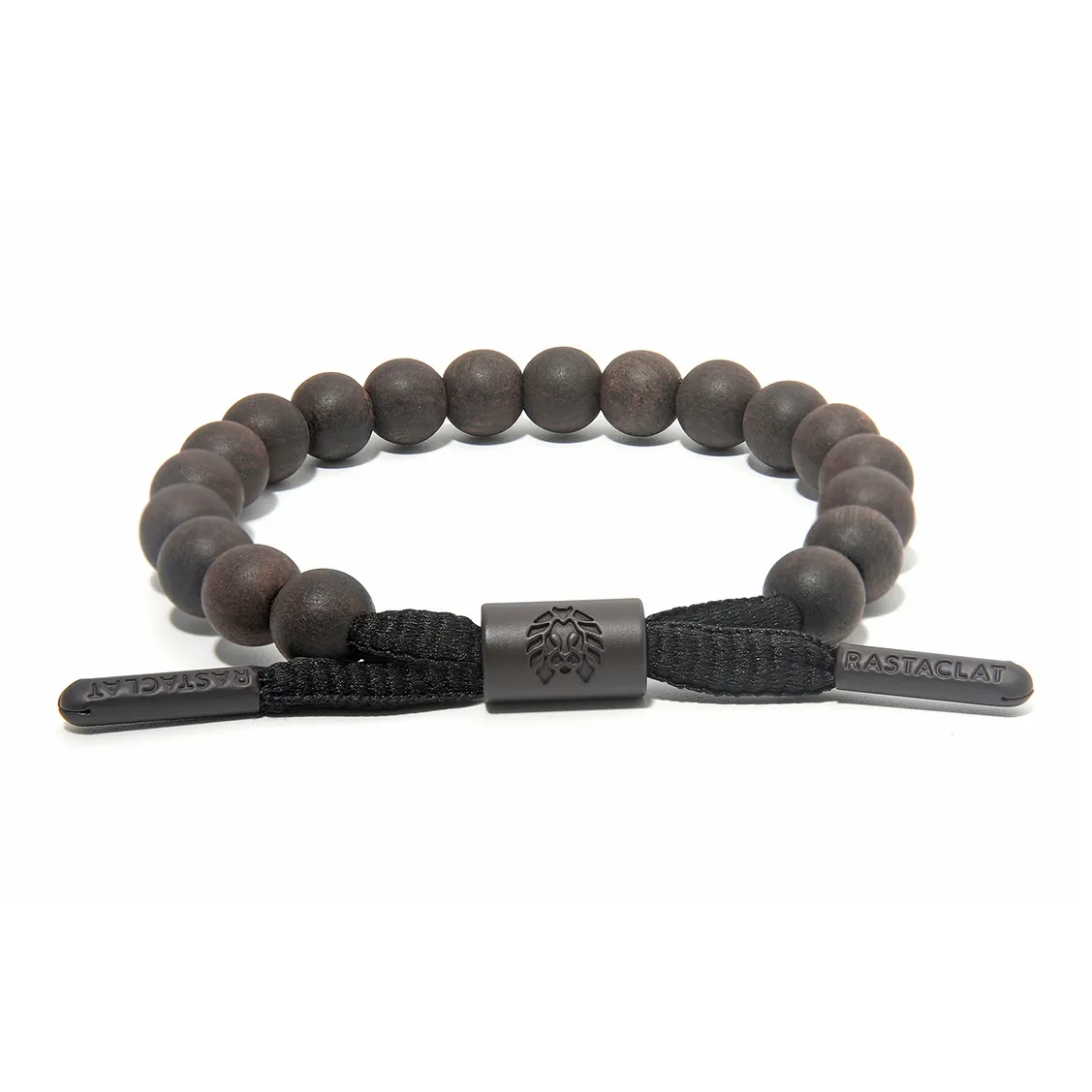 Rastaclat Ebony Small Lion Chinese Style Beaded Bracelet Unisex