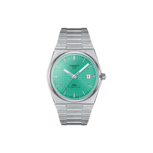 Tissot Автоматический Механический Movement Мужские Часы 39,5мм*40мм*10,9мм Зеленый