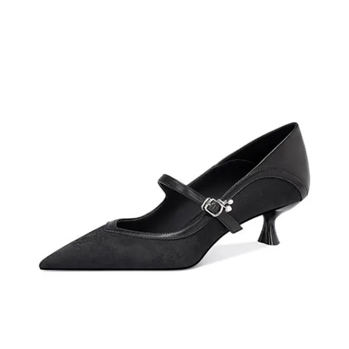 JESSICA SOPHIA Грубый каблук Туфли Мэри Джейн Женские