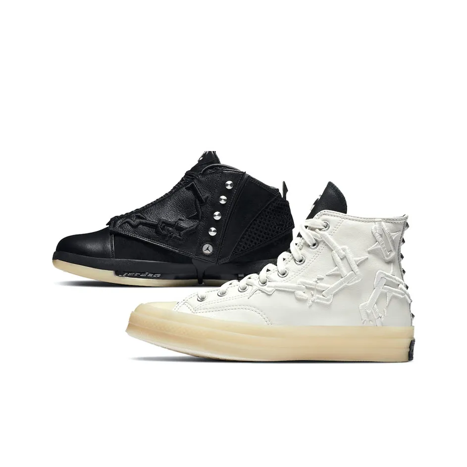 Jordan Air Jordan 16 Vintage Basketball Shoes Men High Top Black White