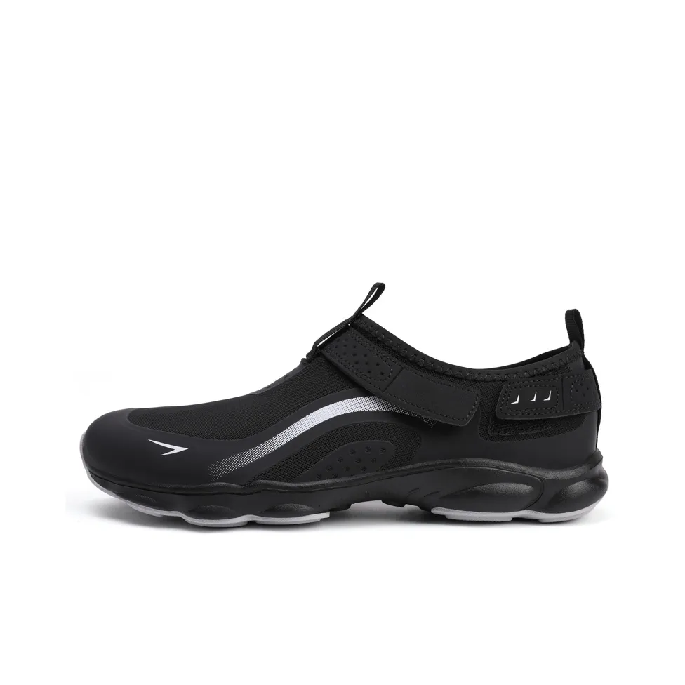 Camssoo Indoor Fitness Swim Water Shoes River Trekking Shoes Unisex Black