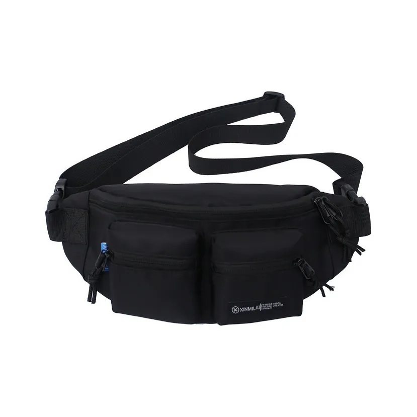 Bywhich Полиэстер Талия Сумка Грудь Сумка Стандартная Унисекс Черный