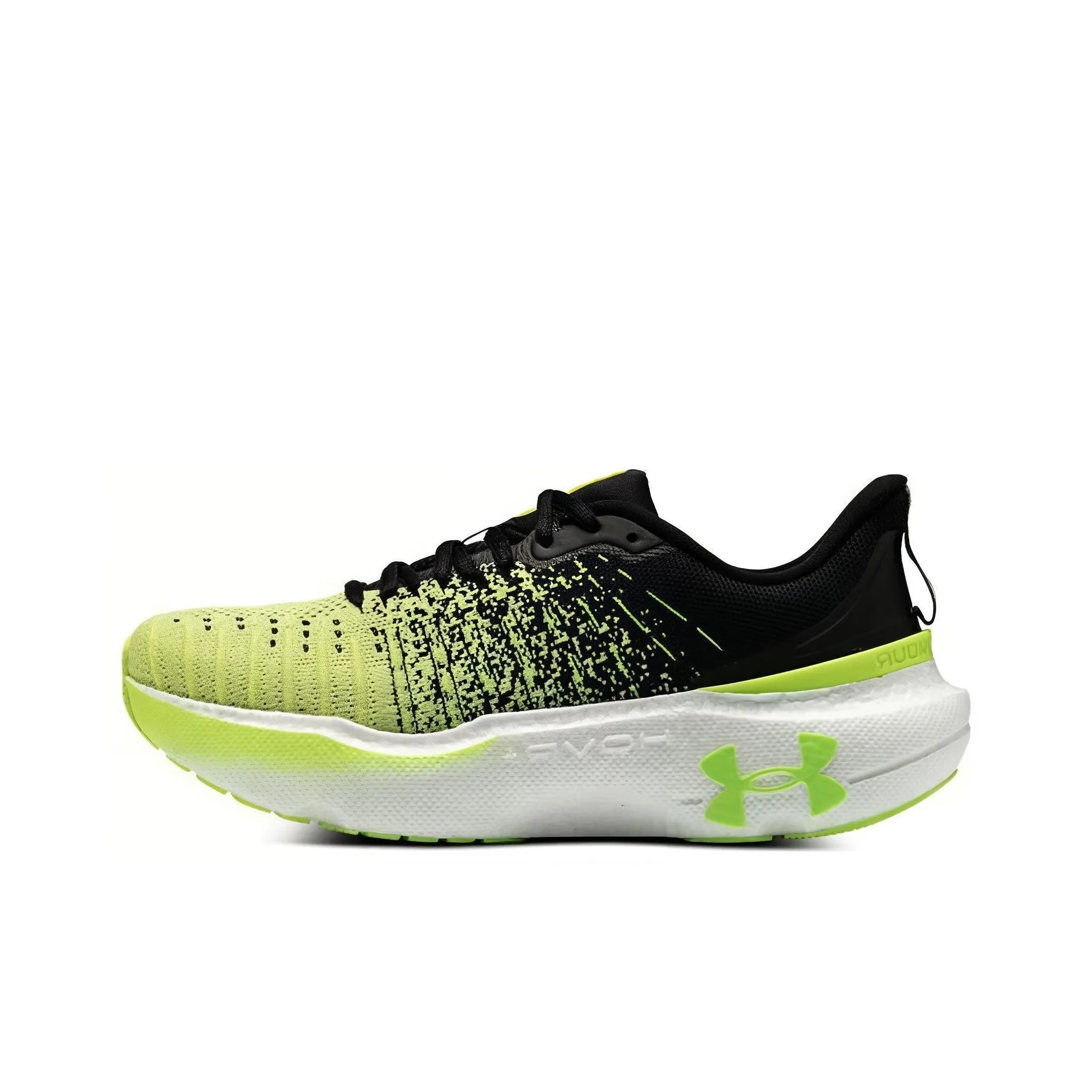 Under Armour Infinite Elite Беговые кроссовки Низкий Топ Черный Желтый Мужской