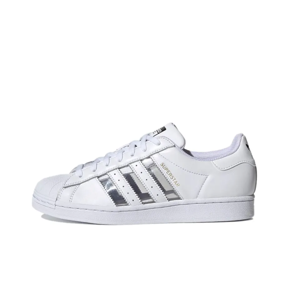 Adidas Superstar White Transparent Stripes