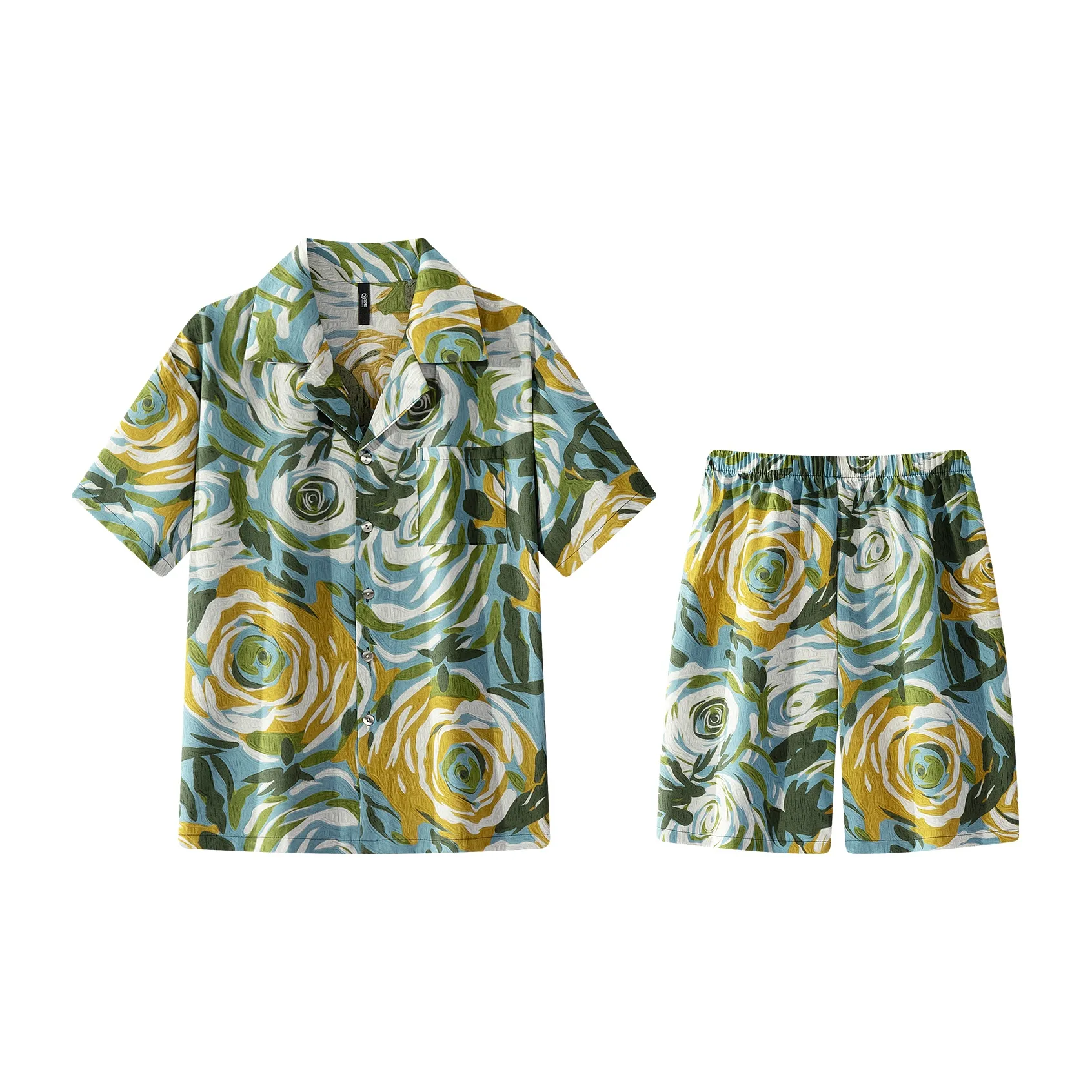 Gongdie Pajama Set Men's Multicolor