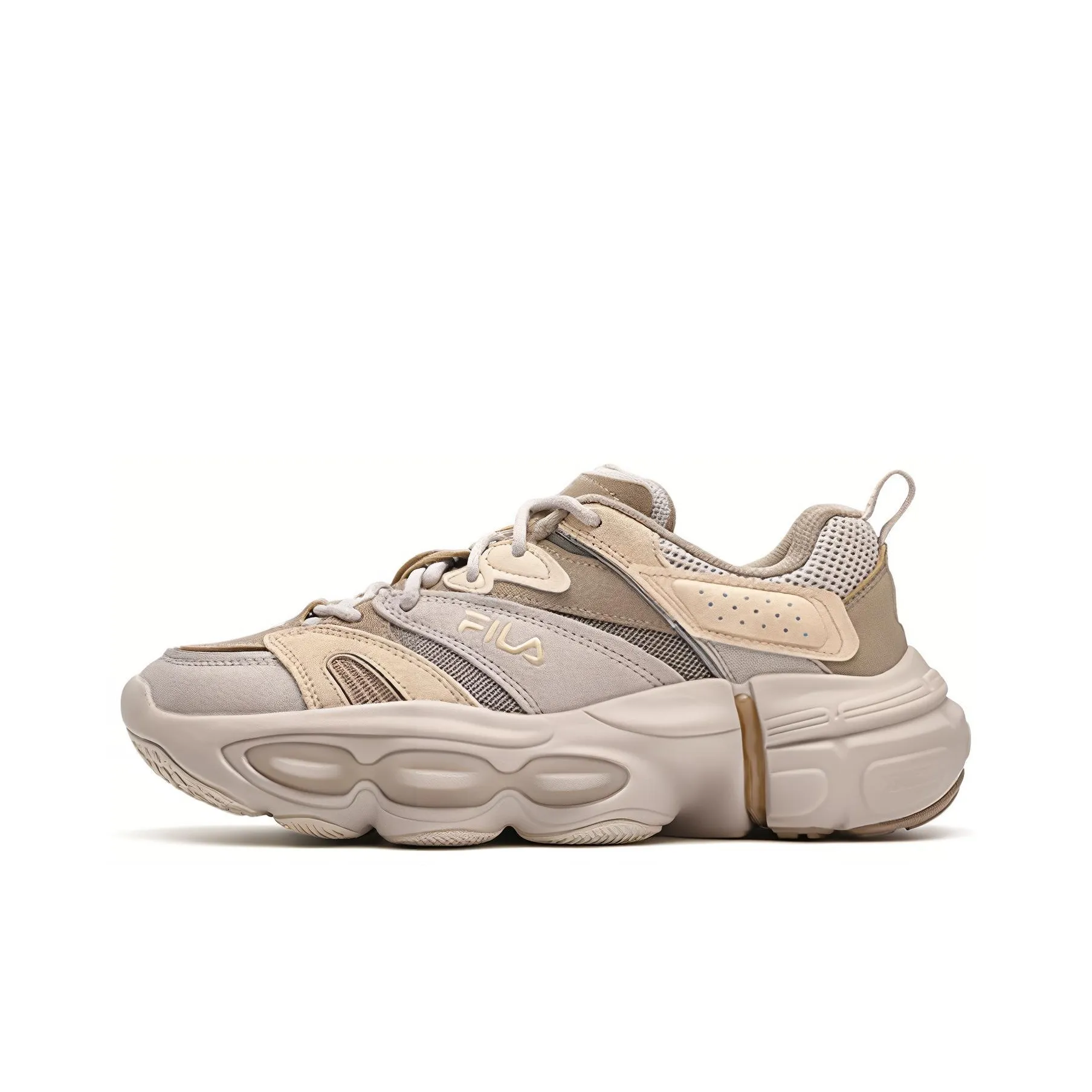 FILA ET Variety Low Top Casual Shoes Women's Silver Cloud Gray