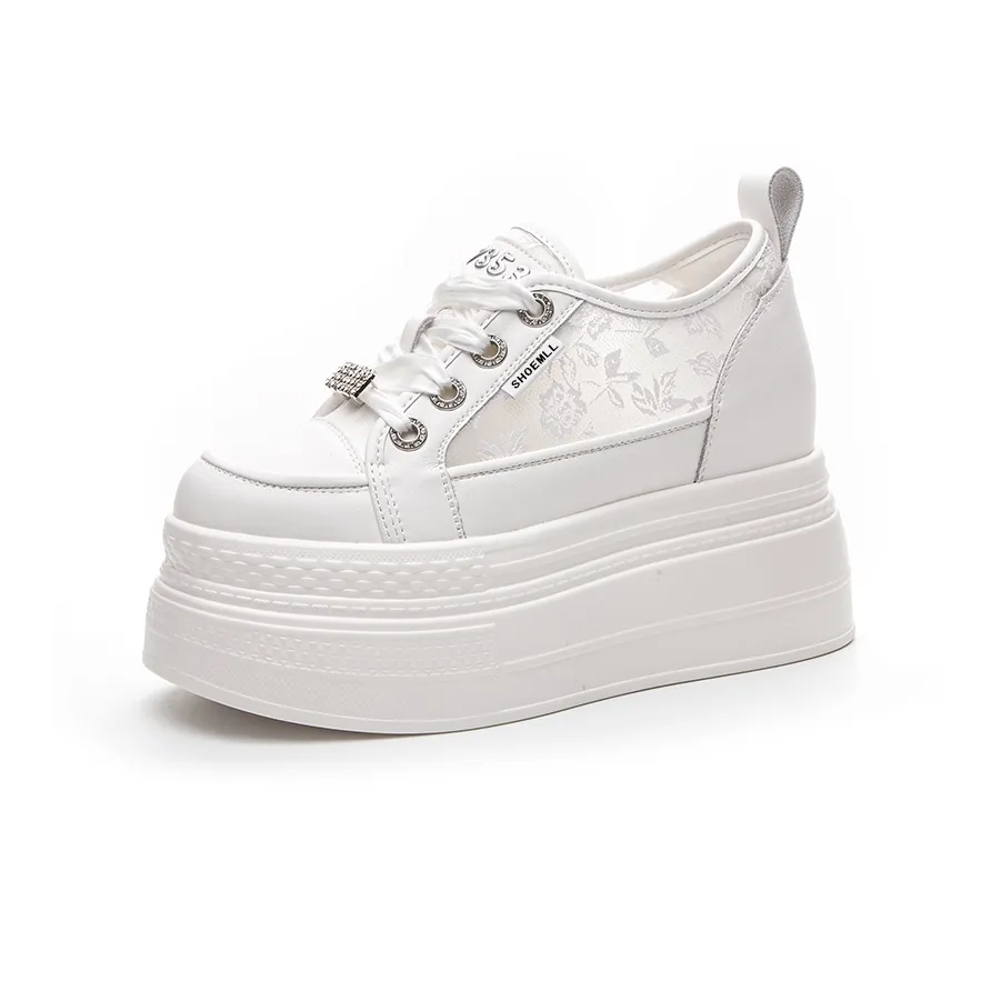 Shoe Cabinet Floral Language Low-Top Skateboard Shoes Women's