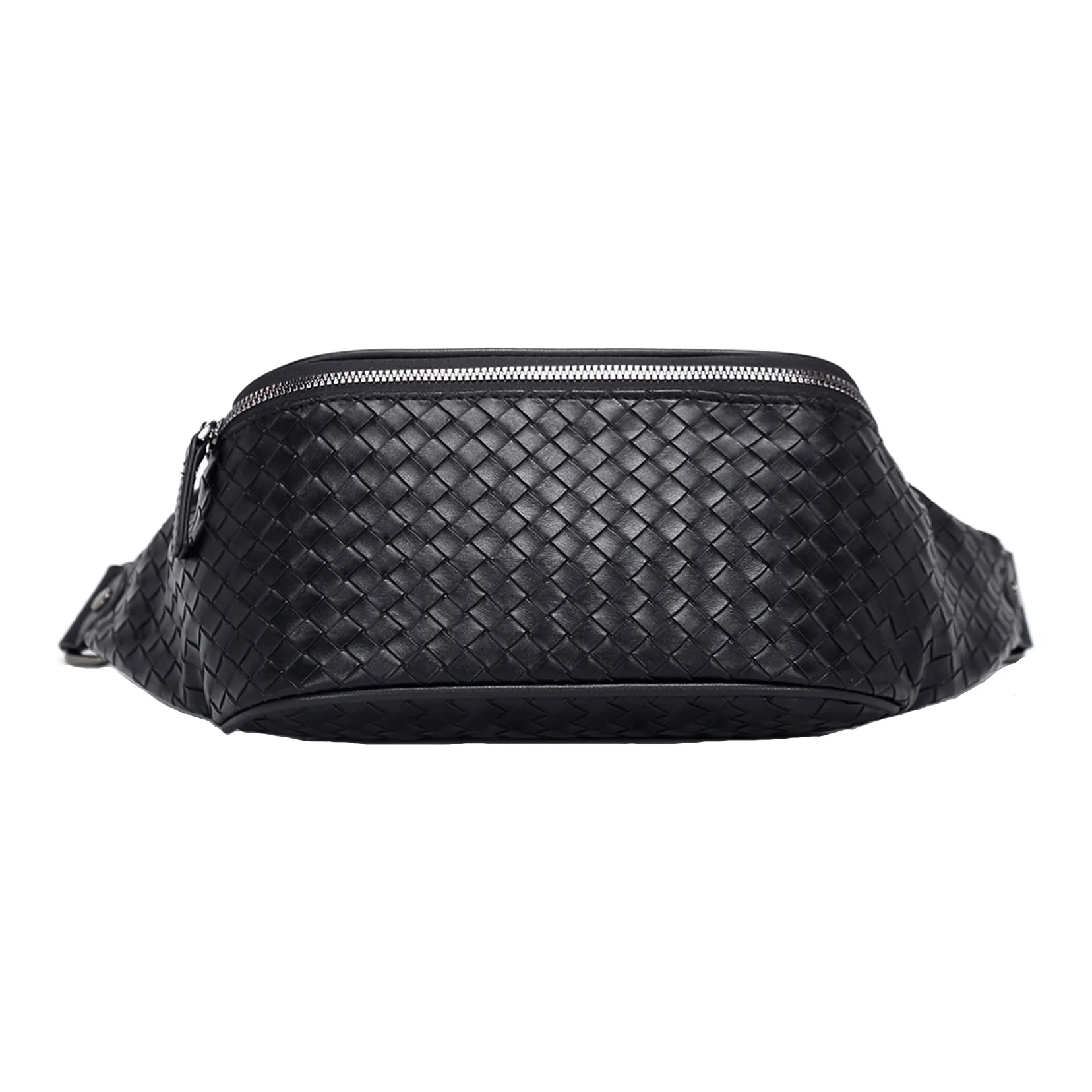 Slazenger Soft Leather One Shoulder Crossbody Bag, Sling Bag, Fanny Pack Regular Unisex Black