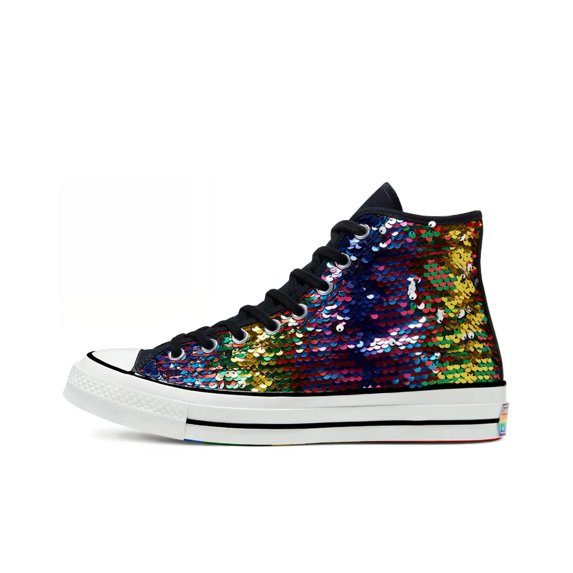 Конверс 1970s Pride Chuck High Топ Кеды Унисекс Серебряный