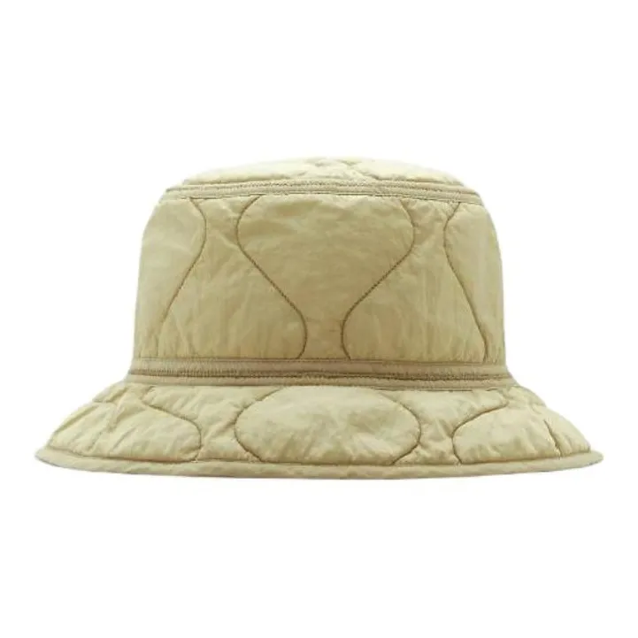 Burberry Logo Embroidered Crinkled Quilted Bucket Hat