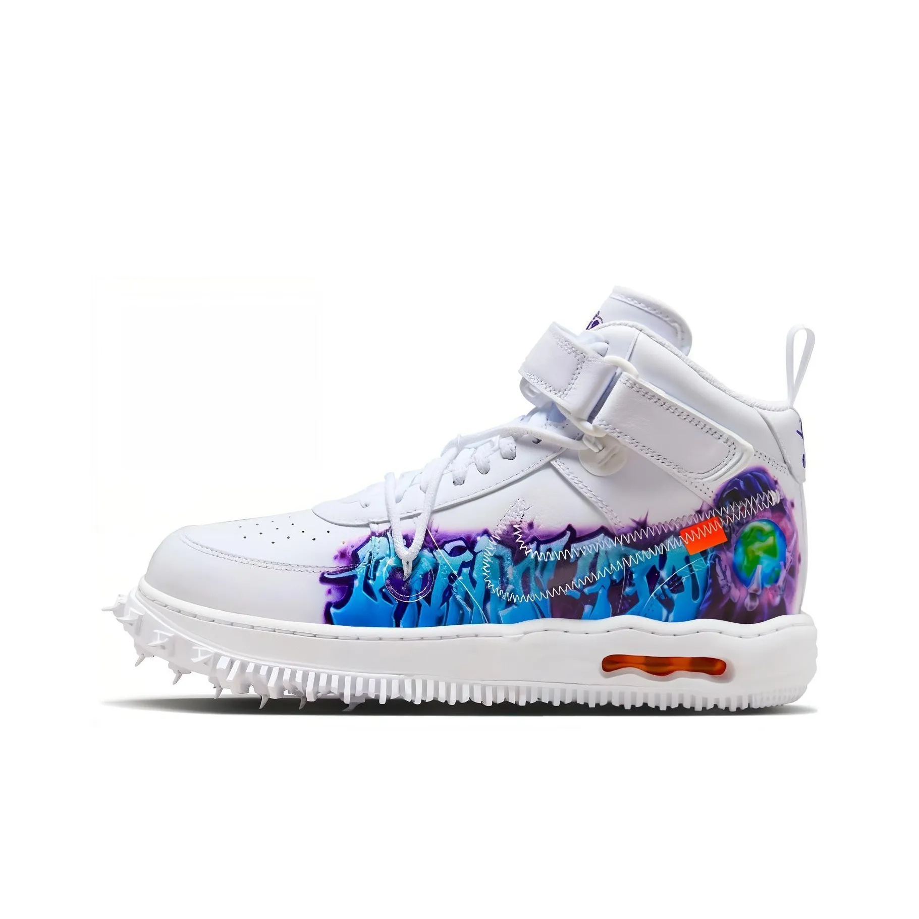 Nike Air Force 1 Mid Off White Graffiti White