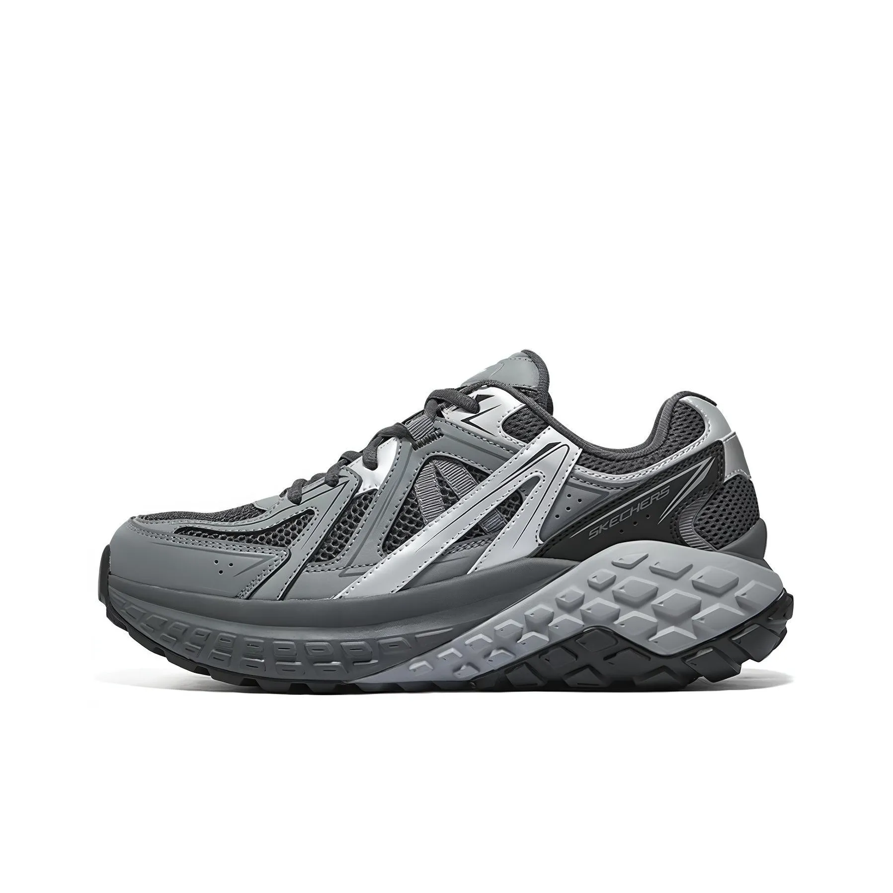 Skechers Sport Casual Shoes Men's Low Top Charcoal