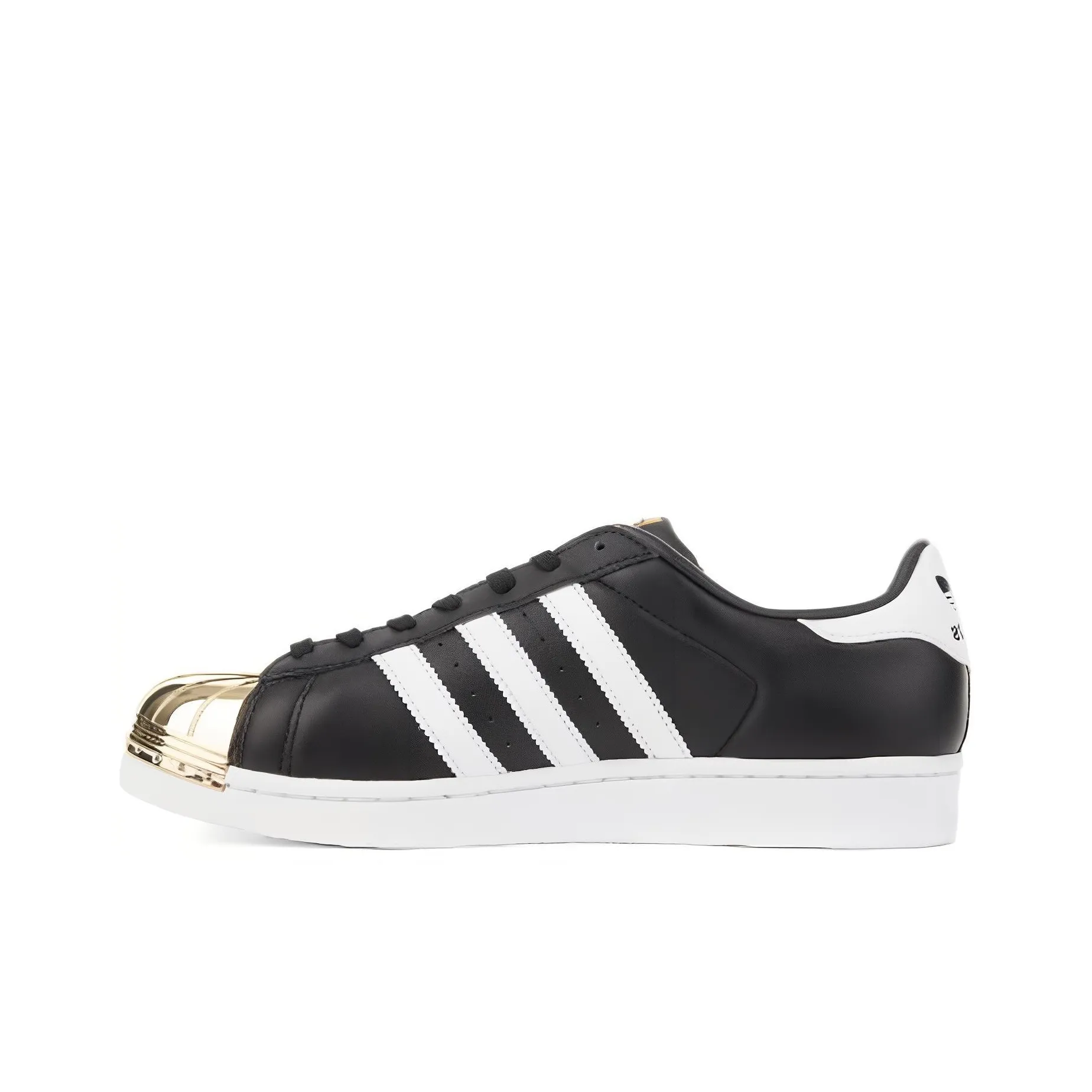 Adidas Superstar Metal Toe Core Black Gold Toe Women's