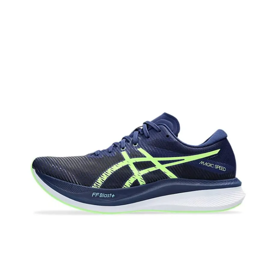 Asics Magic Speed 3 Blue Expanse Illuminate Green