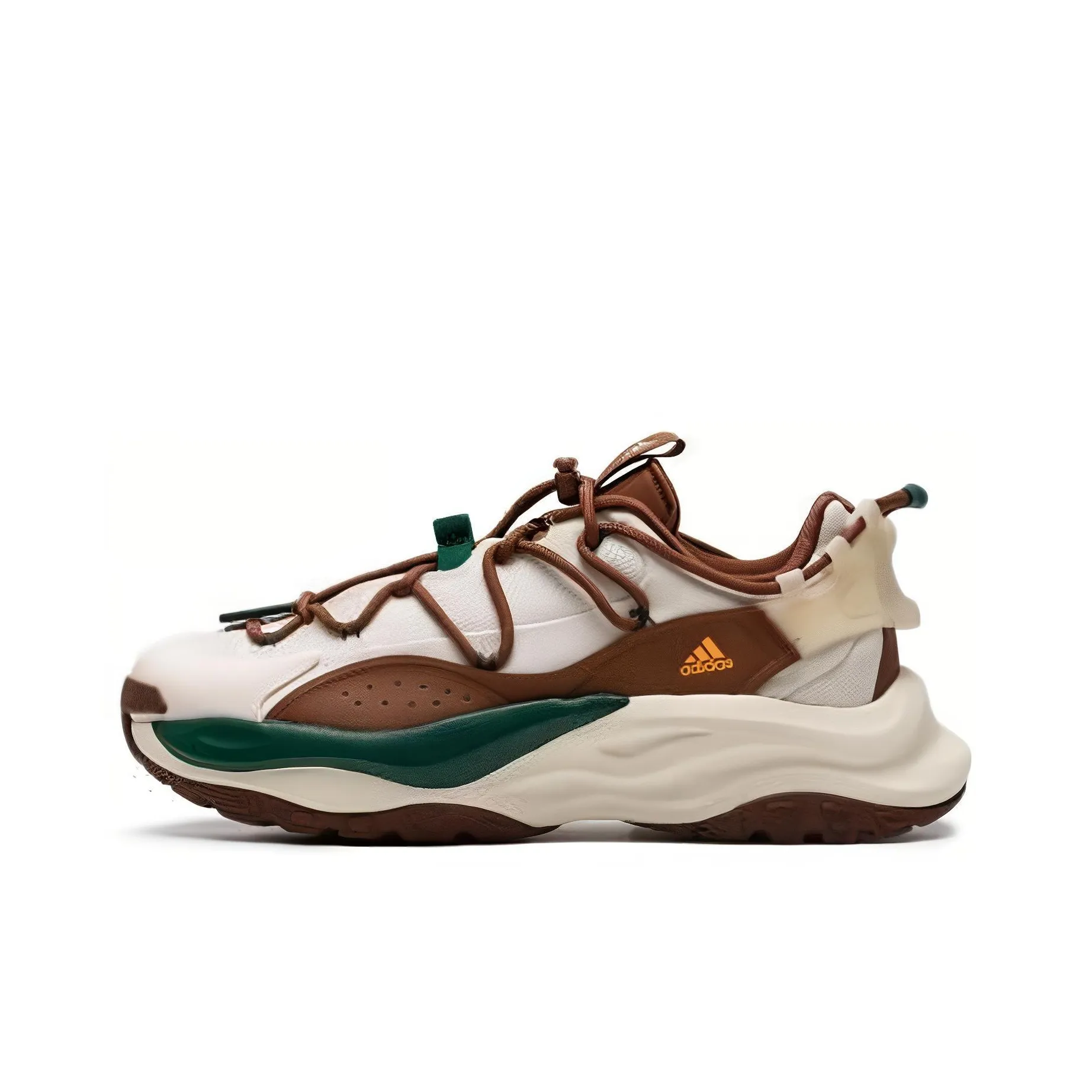 adidas chuteira Maxxwavy Running Shoes 'White Brown'