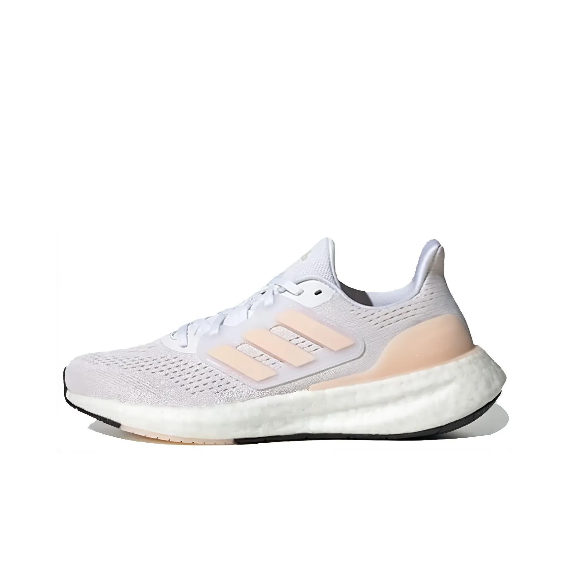 Adidas Pureboost 23 Устойчивые к истиранию Низкие Кроссовки для бега Повседневные Женские Белые