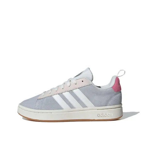 ADIDAS NEO GRAND COURT Кроссовки для скейтбординга Низкие Сине-белые Женские
