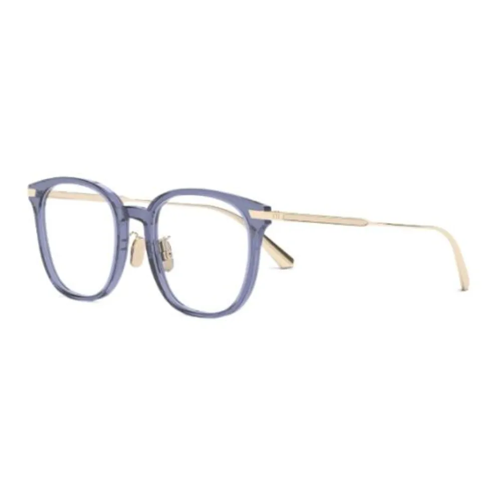 DIOR Круглые Оправы для Очков Унисекс Синие