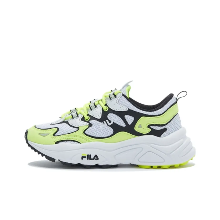 FILA Low Top Chunky Sneakers Unisex White Yellow Black
