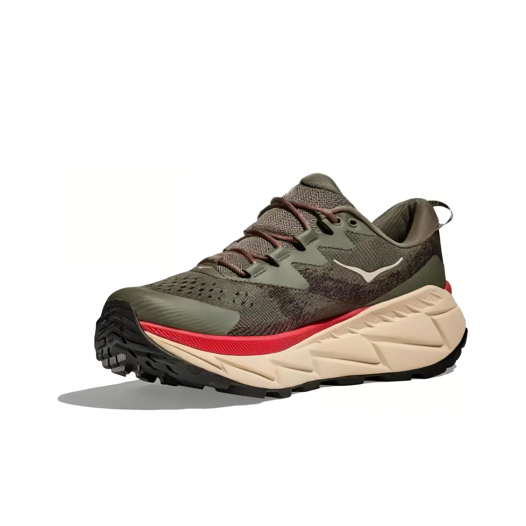 HOKA ONE ONE Амортизация Износостойкий Низкий Топ Уличная Обувь Мужская Серый Зеленый