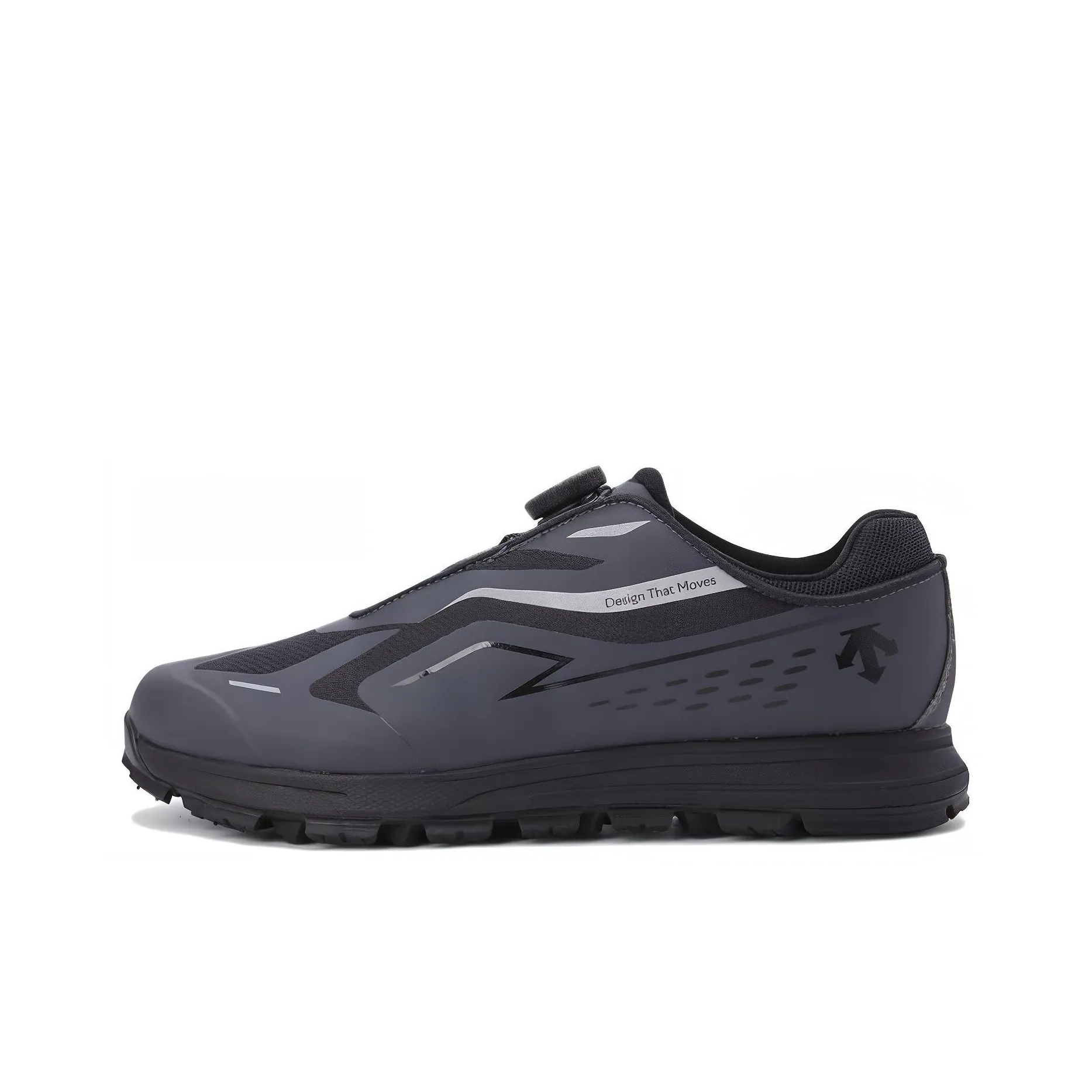 DESCENTE Stem Boa Abrasion Resistant Breathable Low Top Casual Shoes Unisex Black