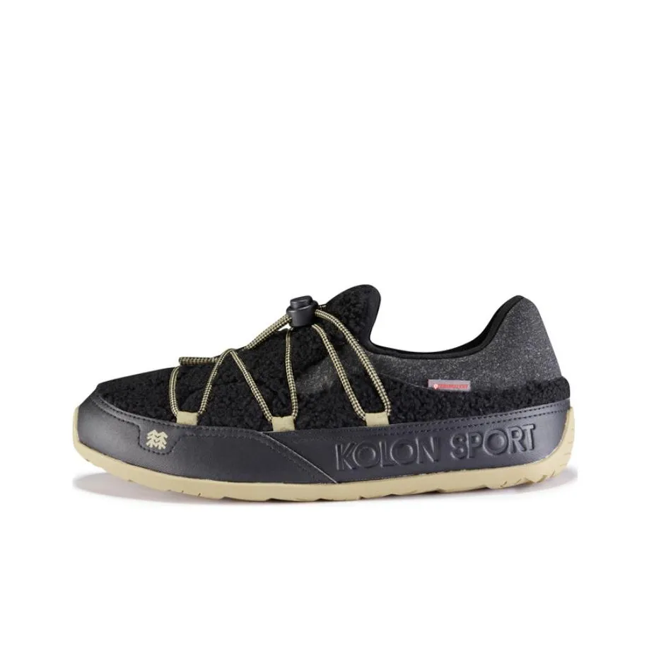 KOLON SPORT CAMPING Abrasion Resistant Thermal Low Top Outdoor Shoes Unisex Black