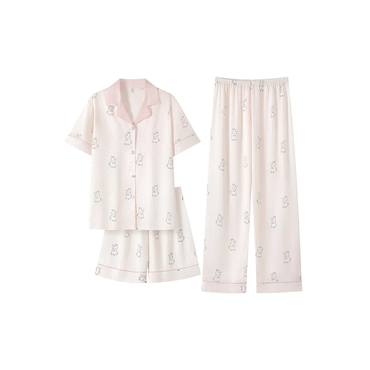 Maultiay Pajama Set Women's Pink