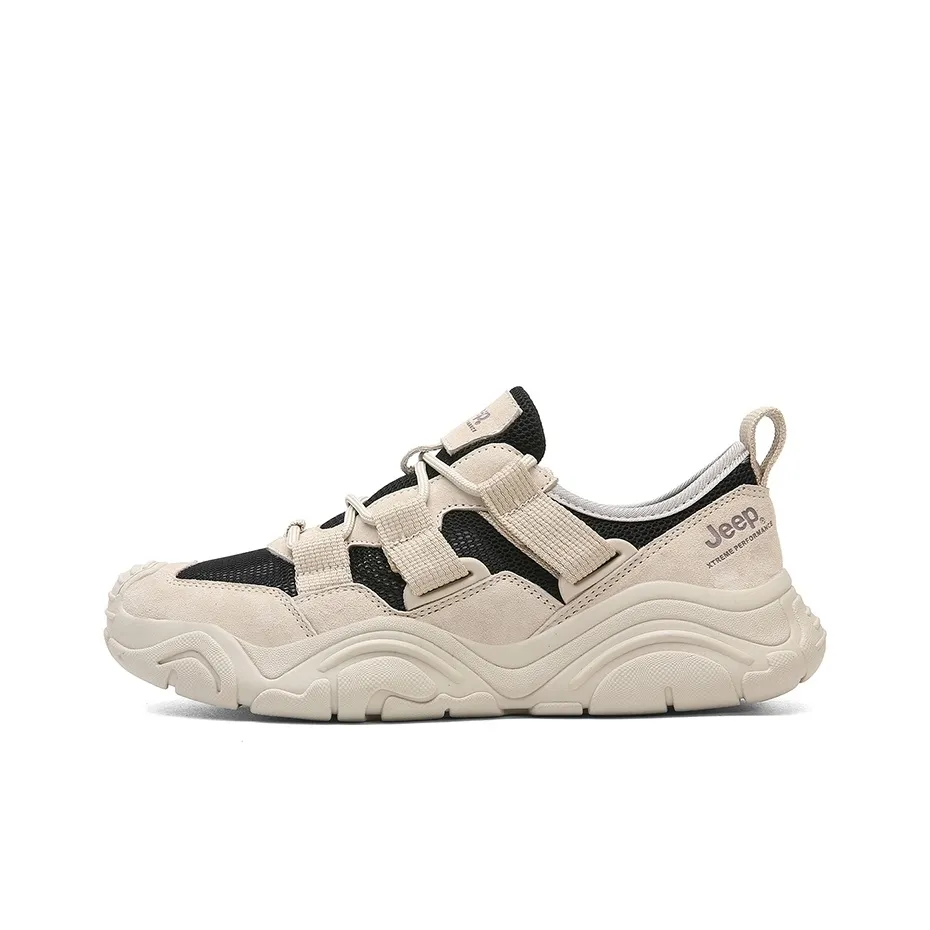 Jeep Low Top Outdoor Shoes Unisex Sand