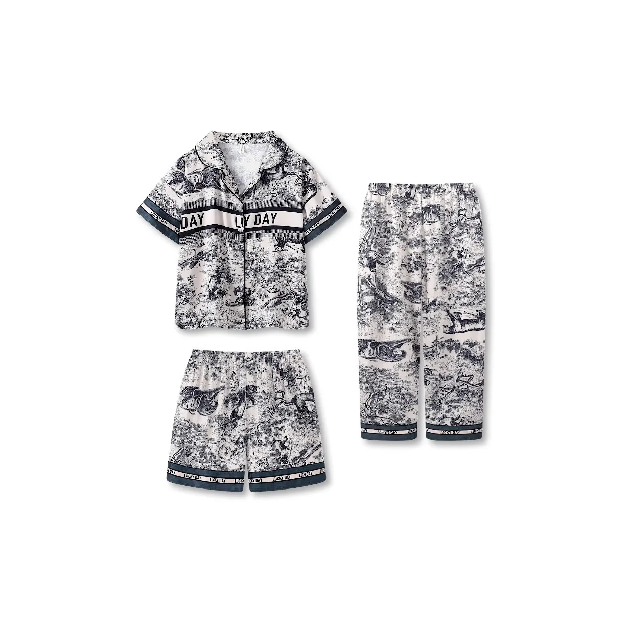 Ta Yan Pajama Set Women's Black