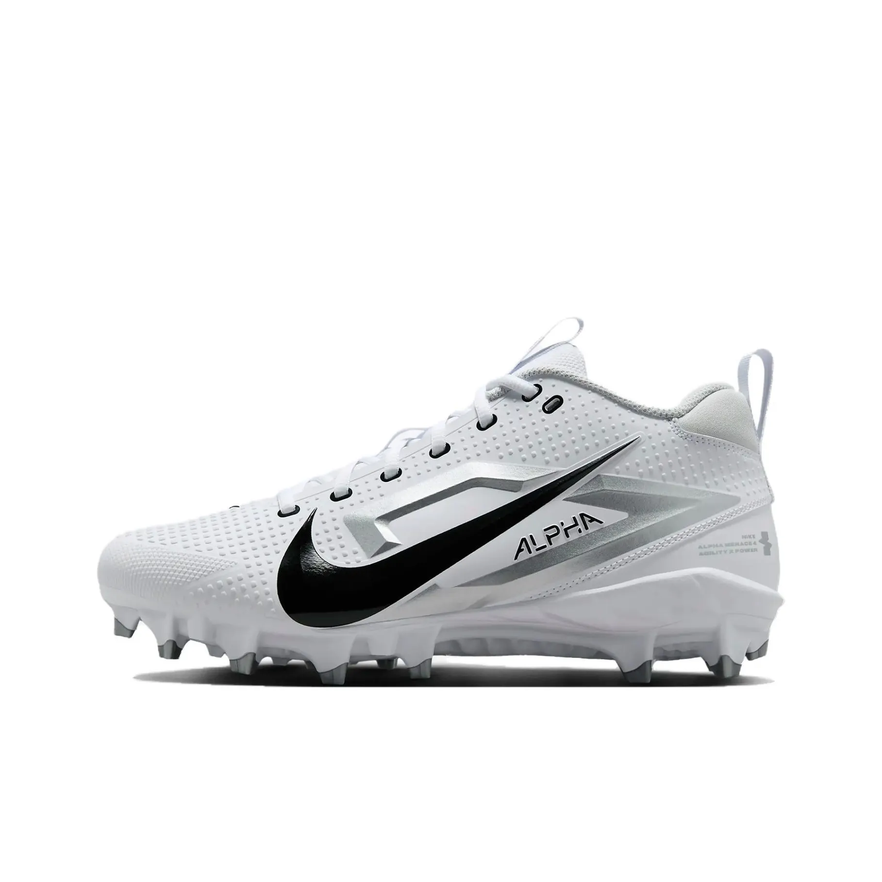 Nike Alpha Menace 4 Varsity White Metallic Silver Photon Dust Black