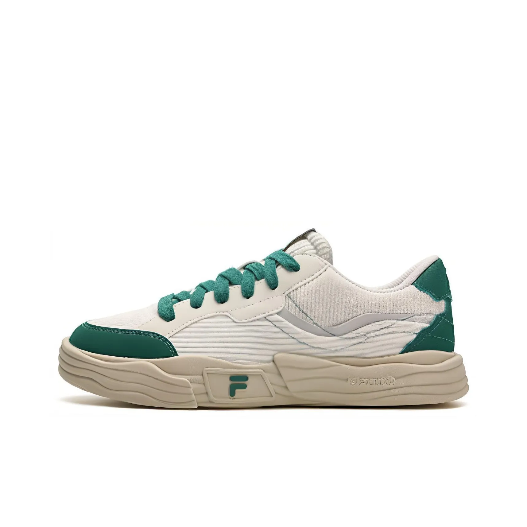 FILA FUSION POP 2 II Амортизация Износостойкий Низкий Топ Скейтборд Кроссовки Мужские Лесной Зеленый