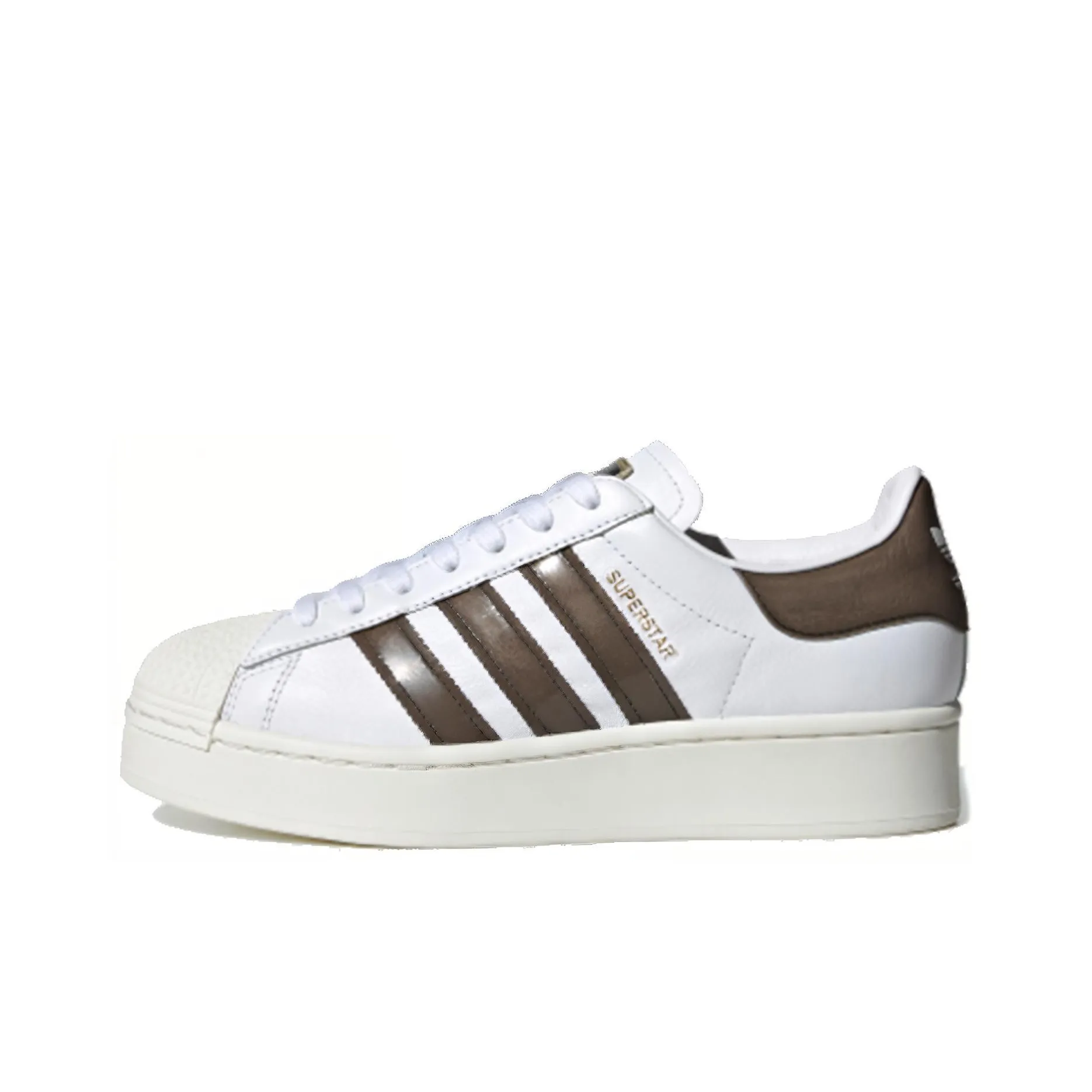 Adidas BlackPinkAdidas Originals Superstar Bold 'White Brown' Women's