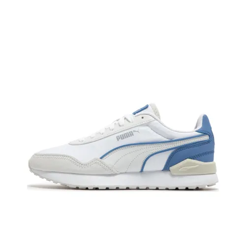 PUMA Dista Runner Беговые кроссовки Низкие PUMA Бело-серый Темно-синий Мужские