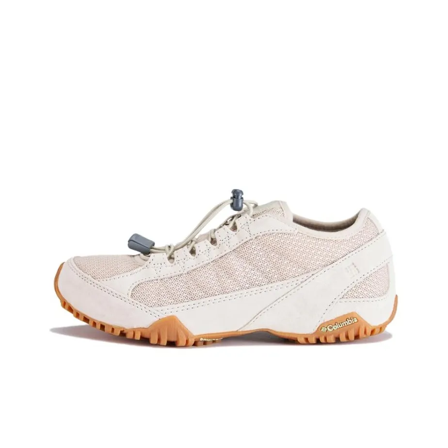 Columbia совместная амортизация износостойкий низкий топ уличная обувь Женская Белый Коричневый