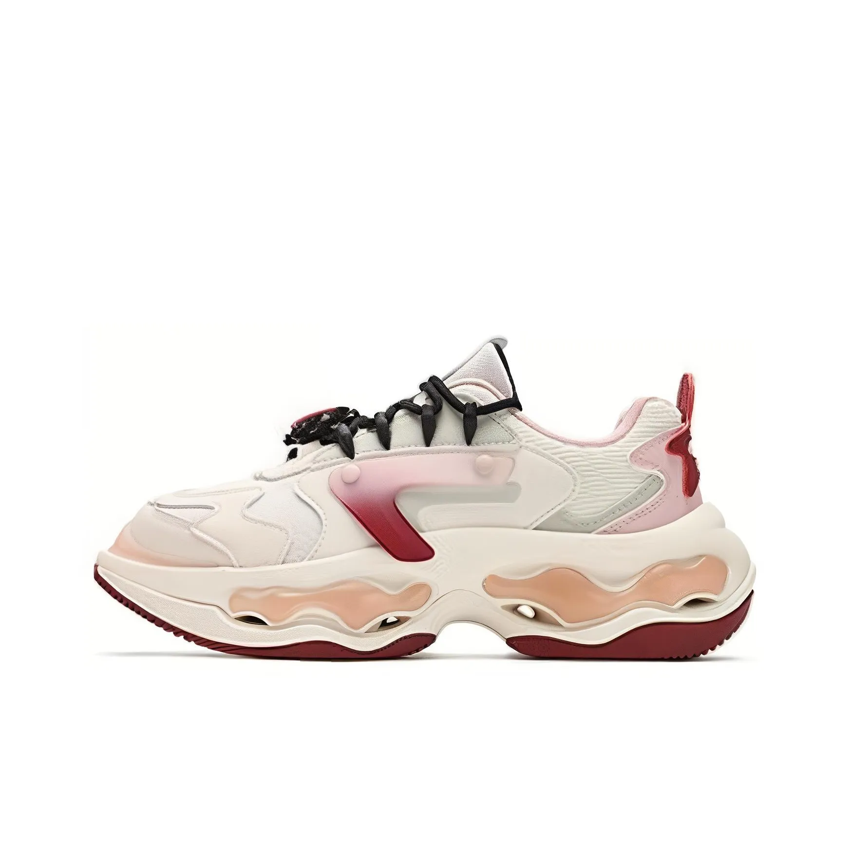 FILA FUSION Low Top Chunky Sneakers Women's White Red